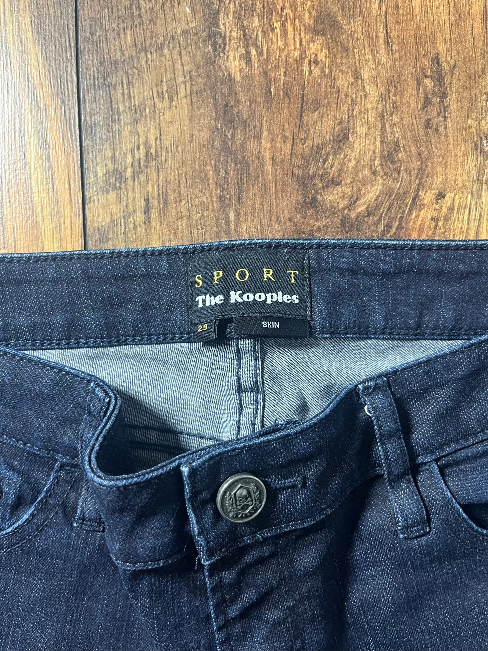 Slim fit rock-chic premium brand jeans - The Kooples - size 29 - good condition – photo 3